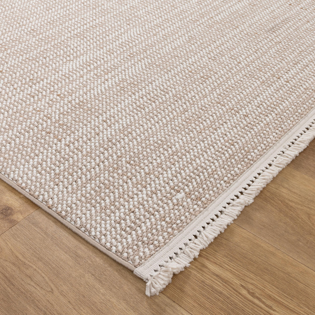 Berno Ivory Beige Loop Rug - B008 - New Arrival