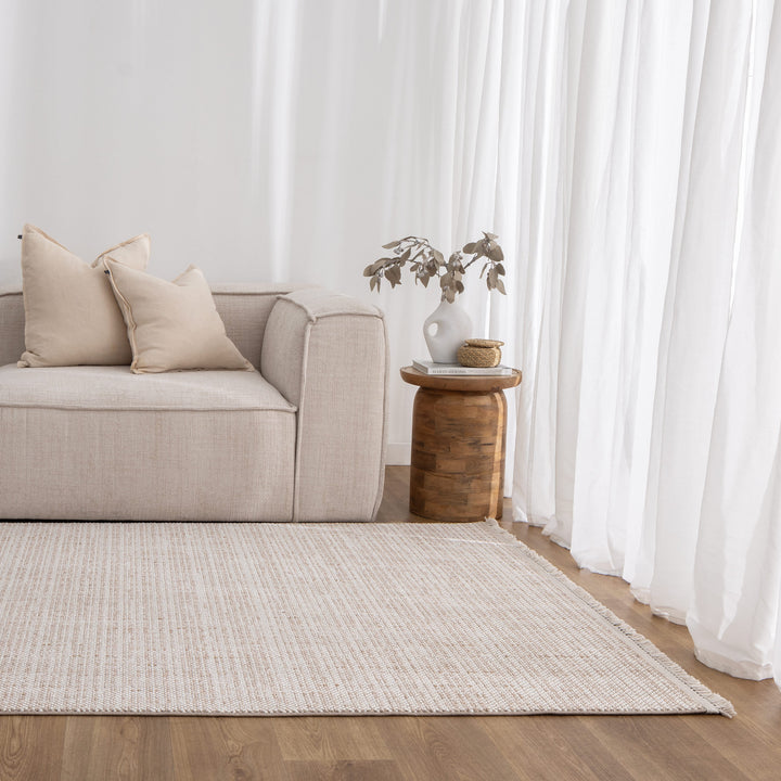 Berno Ivory Beige Loop Rug - B008 - New Arrival
