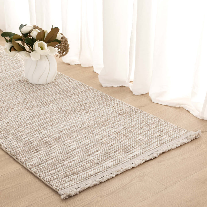 Berno Ivory Beige Loop Rug - B008 - New Arrival