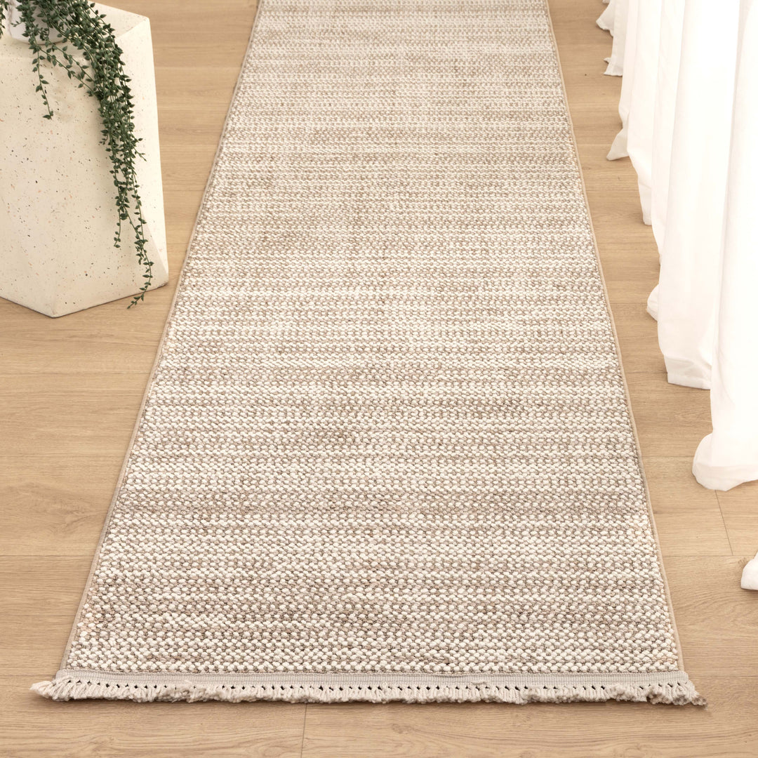 Berno Ivory Beige Loop Rug - B008 - New Arrival