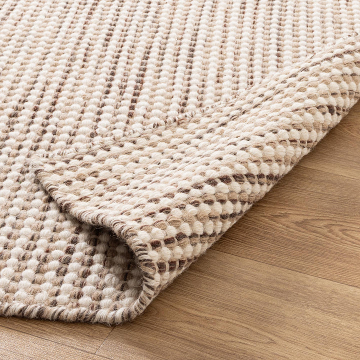 Nordic Beige Multi Wool Rug
