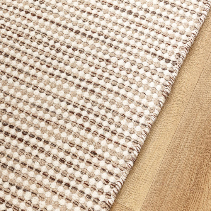 Nordic Beige Multi Wool Rug
