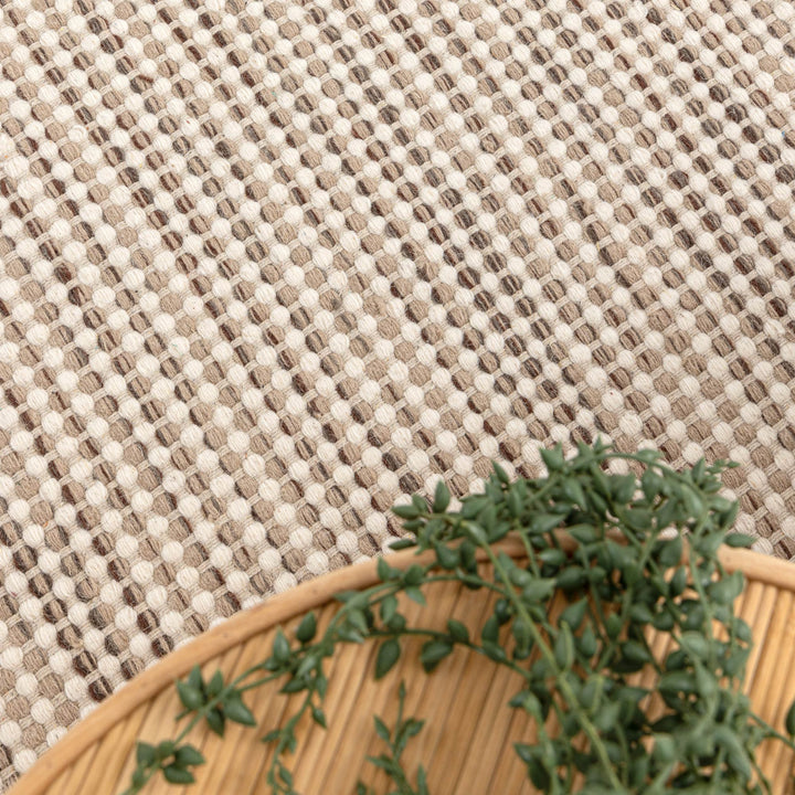Nordic Beige Multi Wool Rug