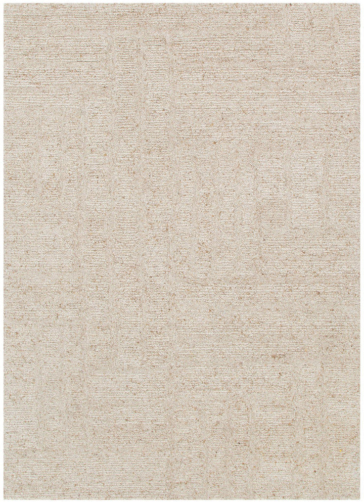 Seren Beige Modern Wool Rug - New Arrival