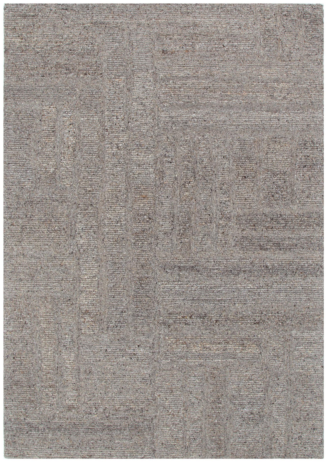 Seren Brown Grey Modern Wool Rug - New Arrival – Brand Ventures Pty Ltd
