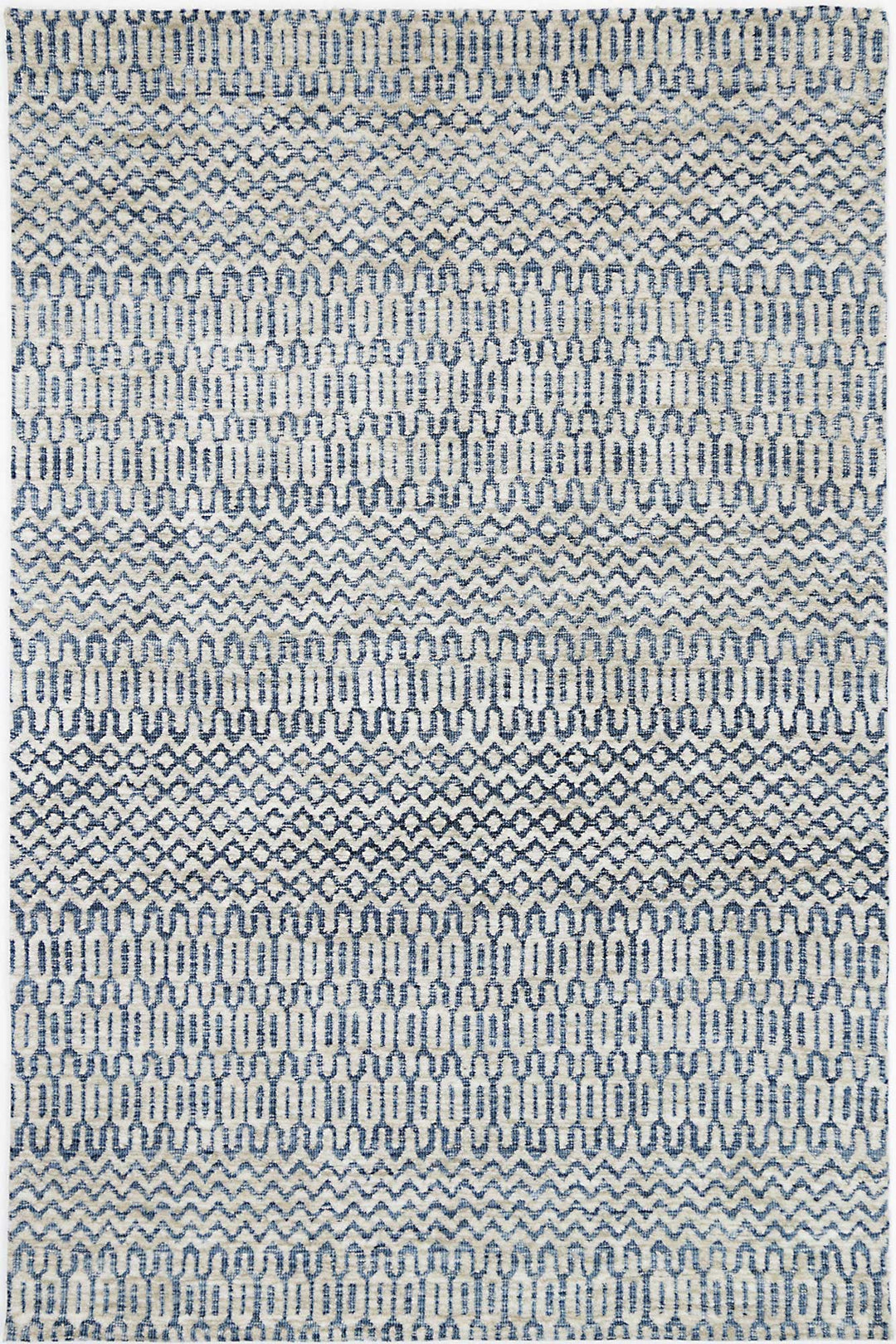 Amritsar Camphils Navy Tribal Rug - CAMPNAVY