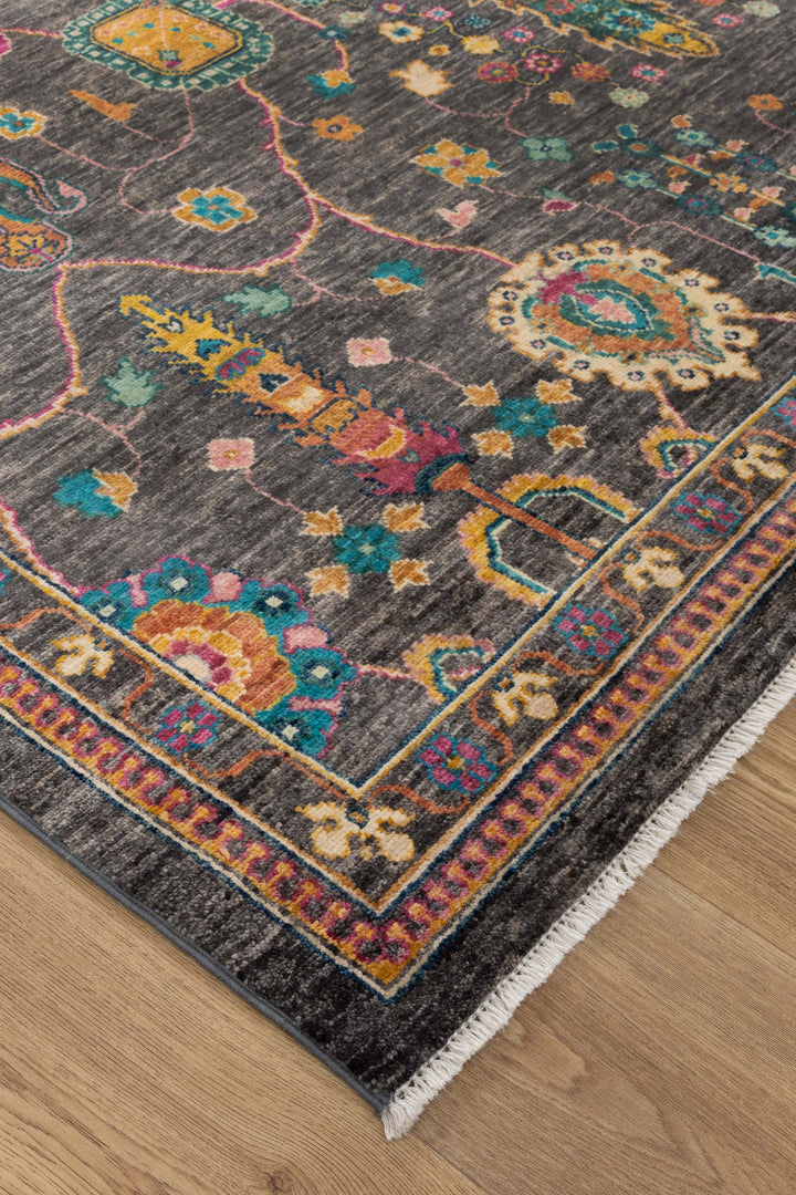 Afghan Handknotted Woolen Carpet  195x284 Lovara 307 (CH) Hand Made