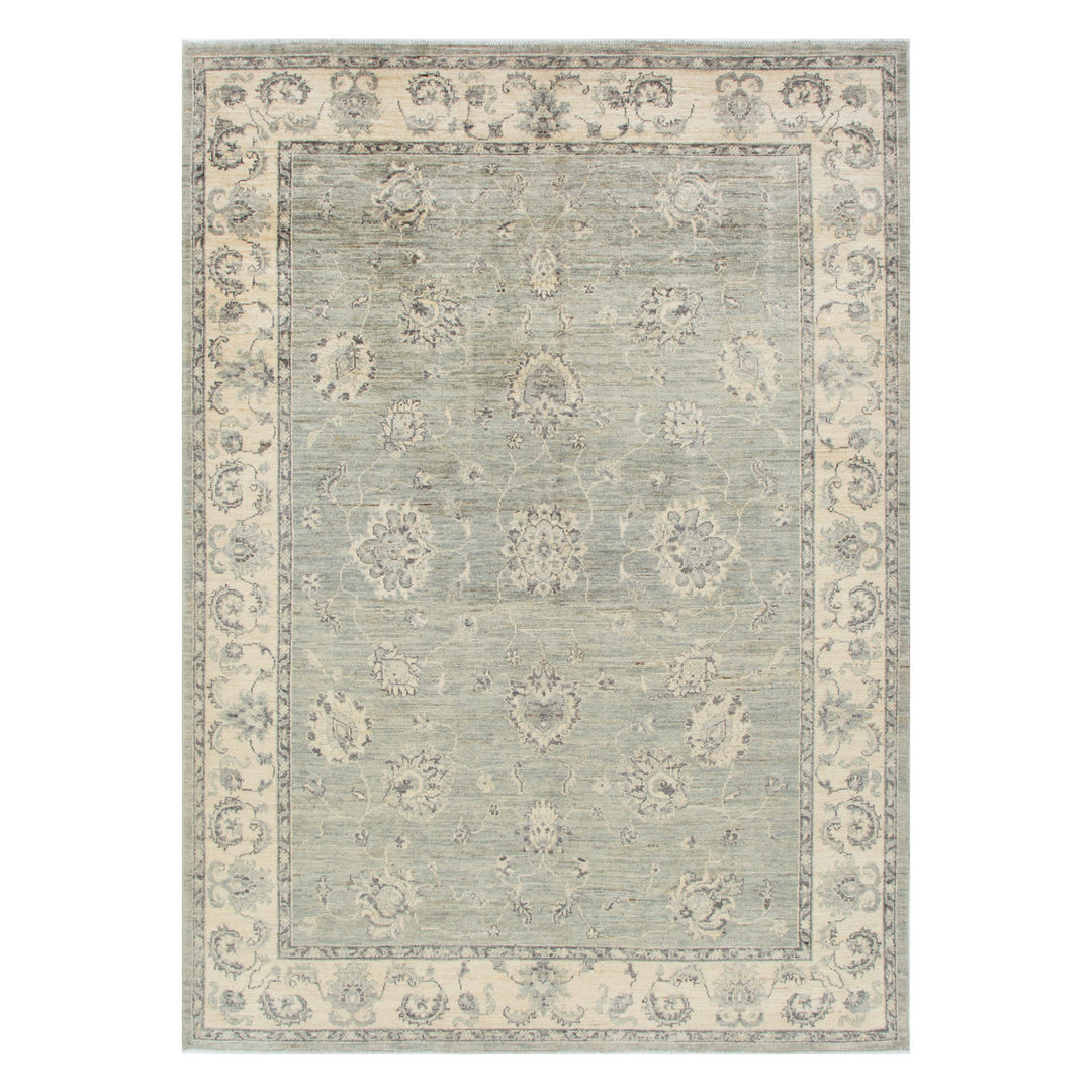 Afghan Handknotted Woolen Carpet 164x208 Rose 40 (CH-629) (Hand Made)