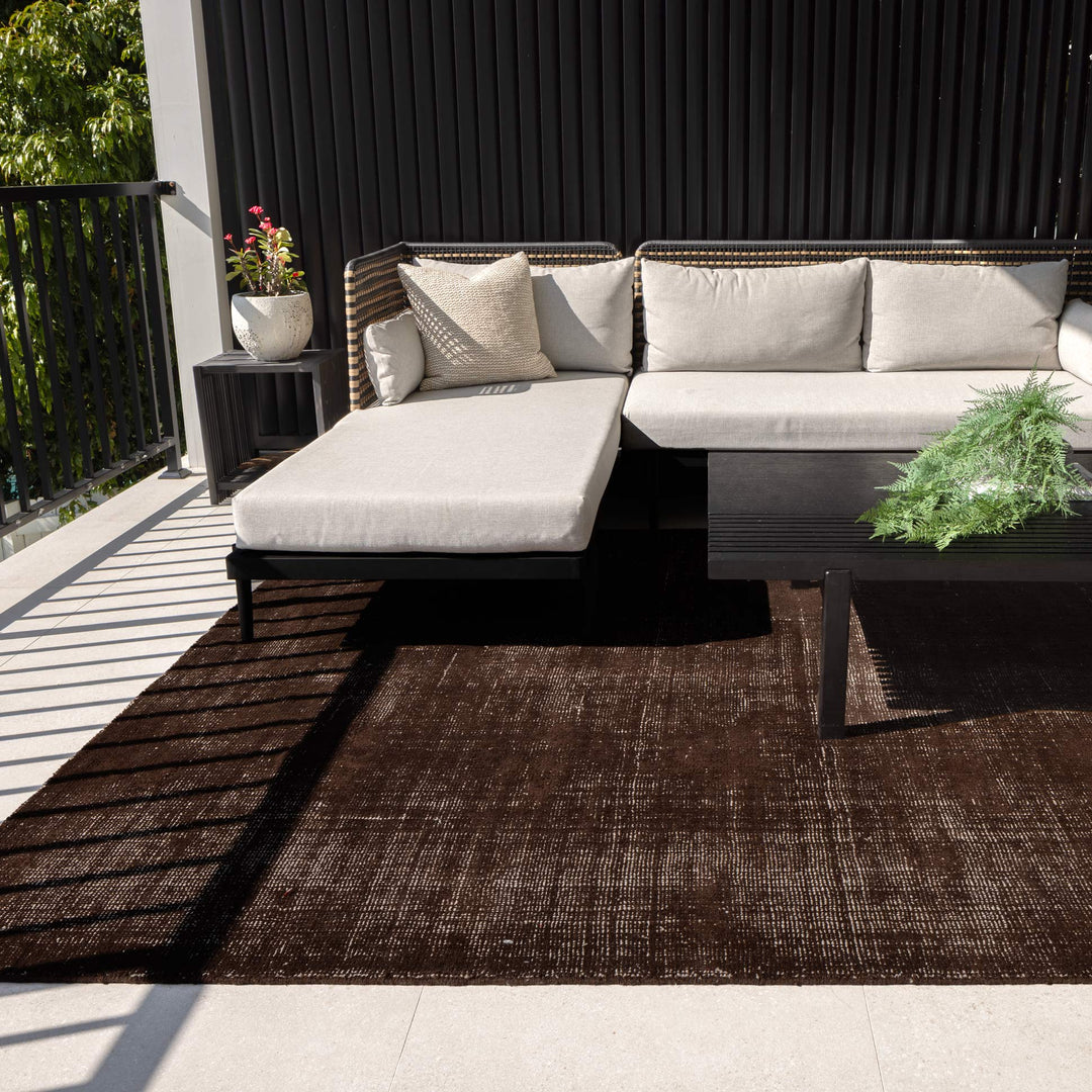 Harbour Chocolate Brown Indoor Outdoor Rug: New Arrival