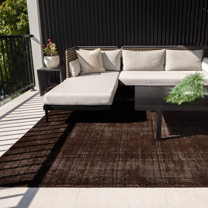 Harbour Chocolate Brown Indoor Outdoor Rug: New Arrival