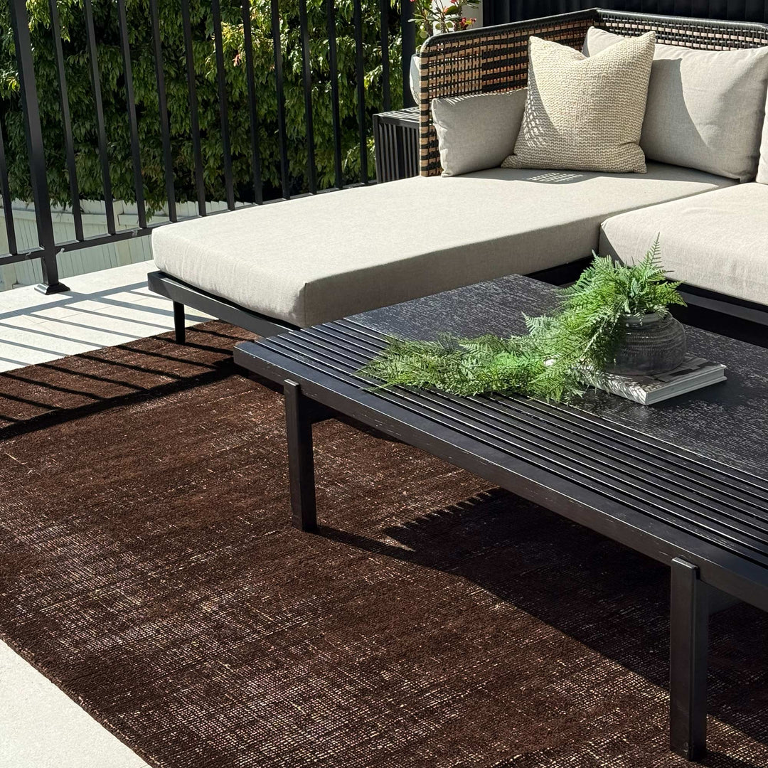 Harbour Chocolate Brown Indoor Outdoor Rug: New Arrival