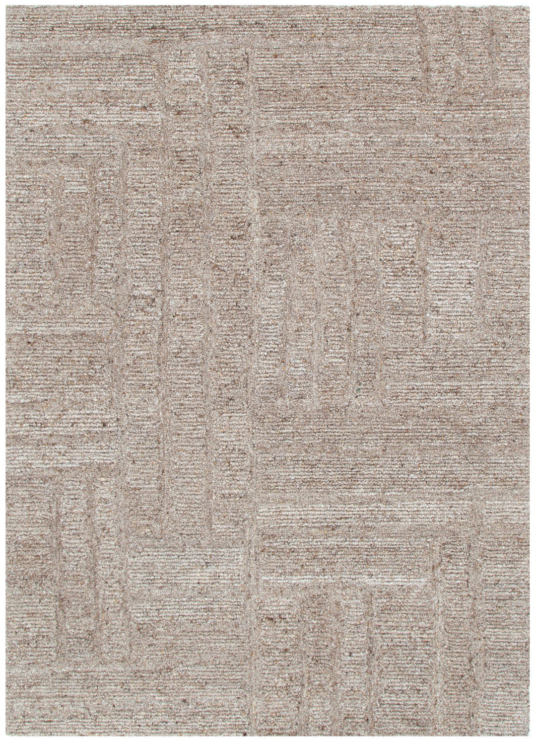 Seren Cocoa Modern Wool Rug - New Arrival