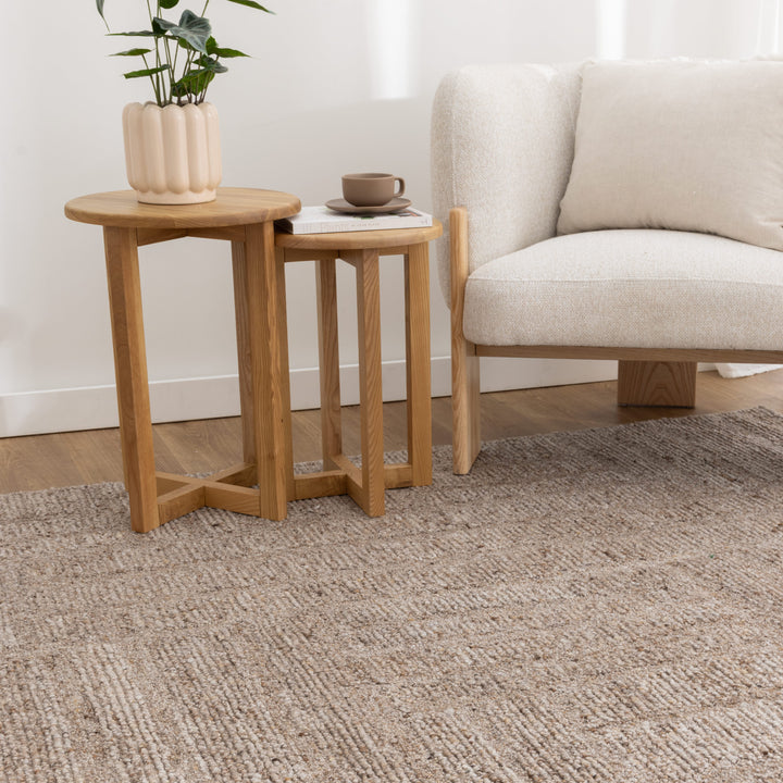 Seren Cocoa Modern Wool Rug - New Arrival
