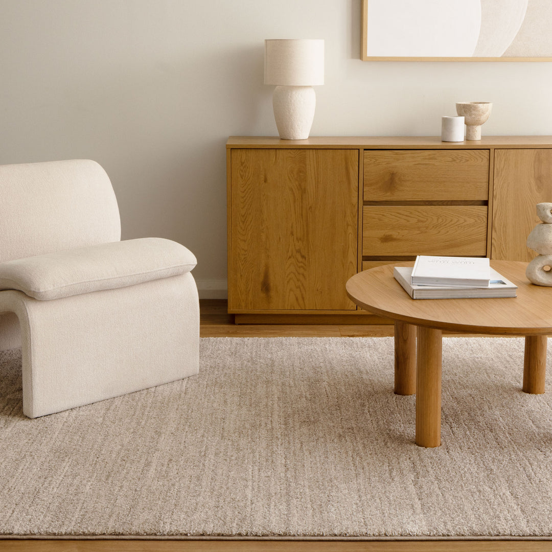 Dorado Minimalist Tonal Beige Rug (D010)