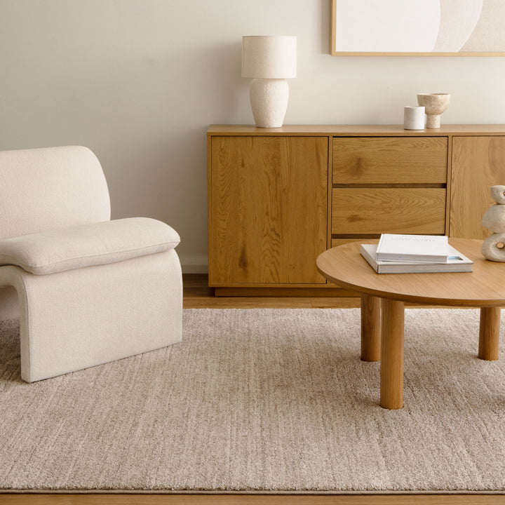 Dorado Minimalist Tonal Beige Rug (D010)