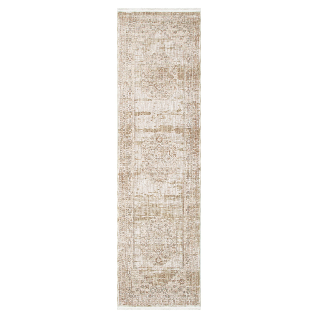 D101- Delphine Sahara Medallion Vintage Rug- New Arrival