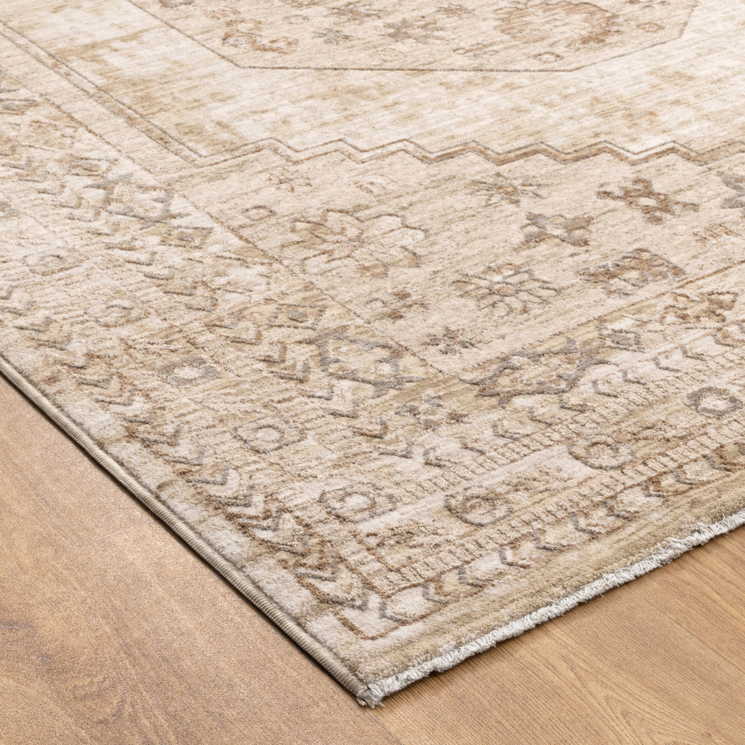 D101- Delphine Sahara Medallion Vintage Rug- New Arrival