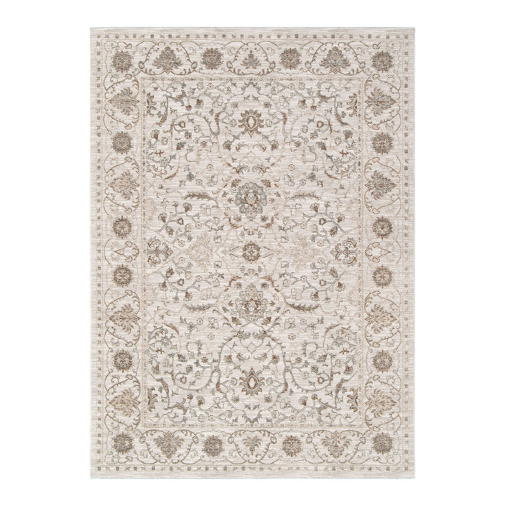 D104- Delphine Ivory Multi Vines Vintage Rug- New Arrival