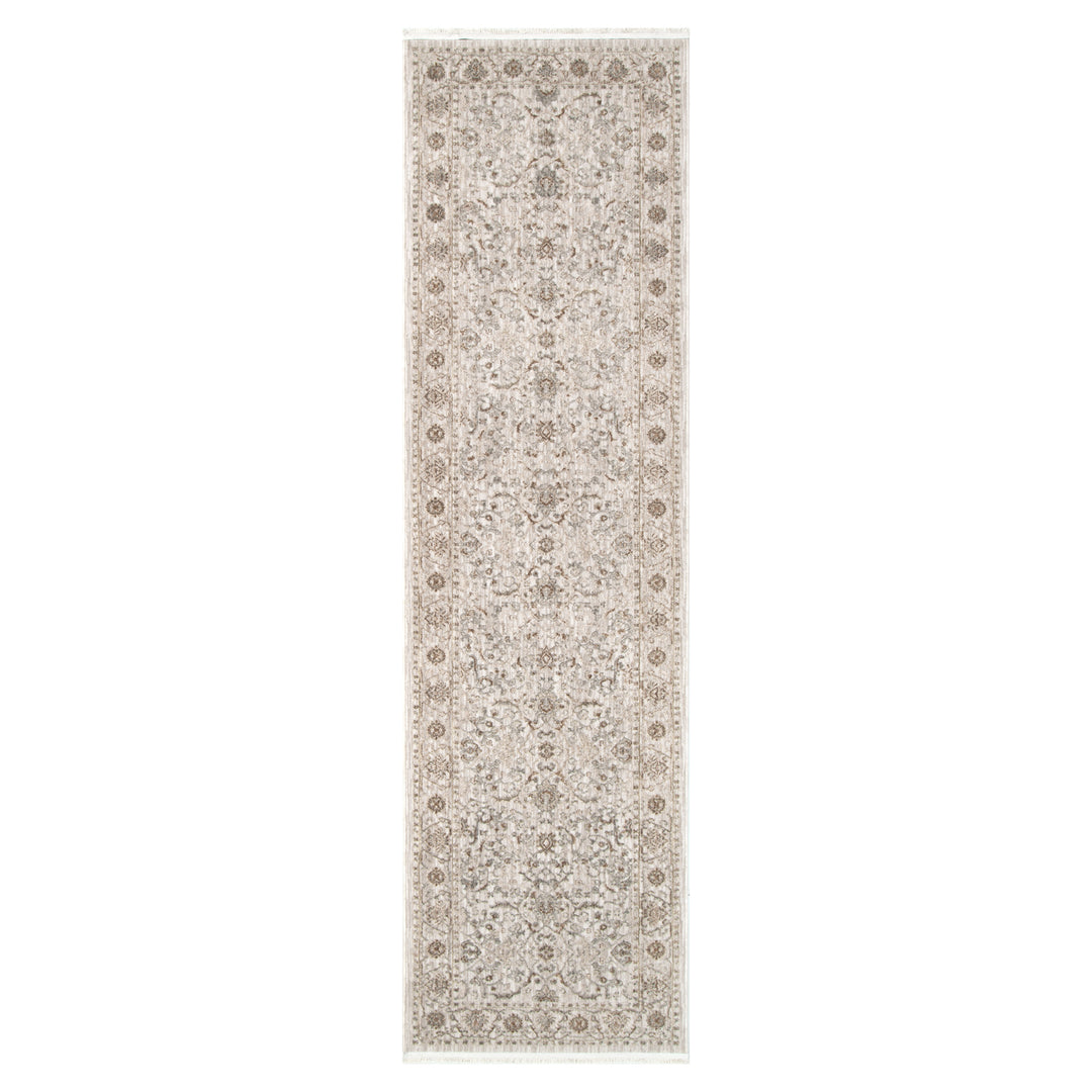 D104- Delphine Ivory Multi Vines Vintage Rug- New Arrival