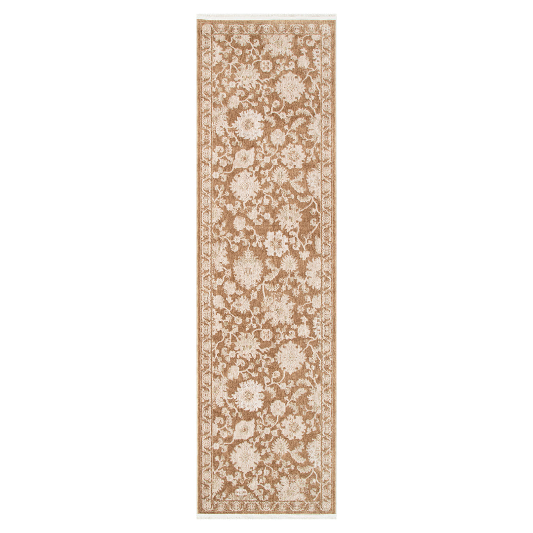 D105- Dephine Toffee Vintage Rug- New Arrival