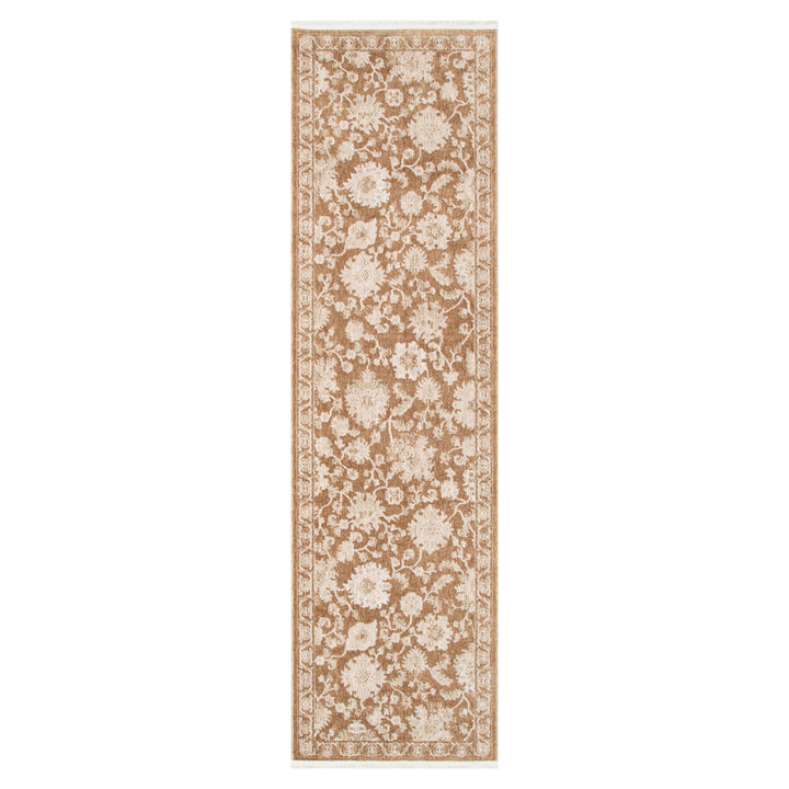 D105- Dephine Toffee Vintage Rug- New Arrival