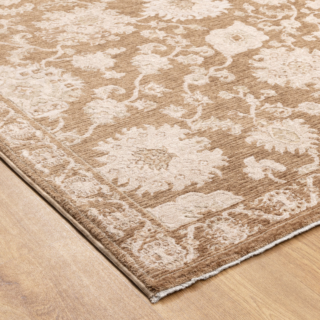 D105- Dephine Toffee Vintage Rug- New Arrival