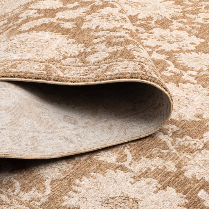 D105- Dephine Toffee Vintage Rug- New Arrival