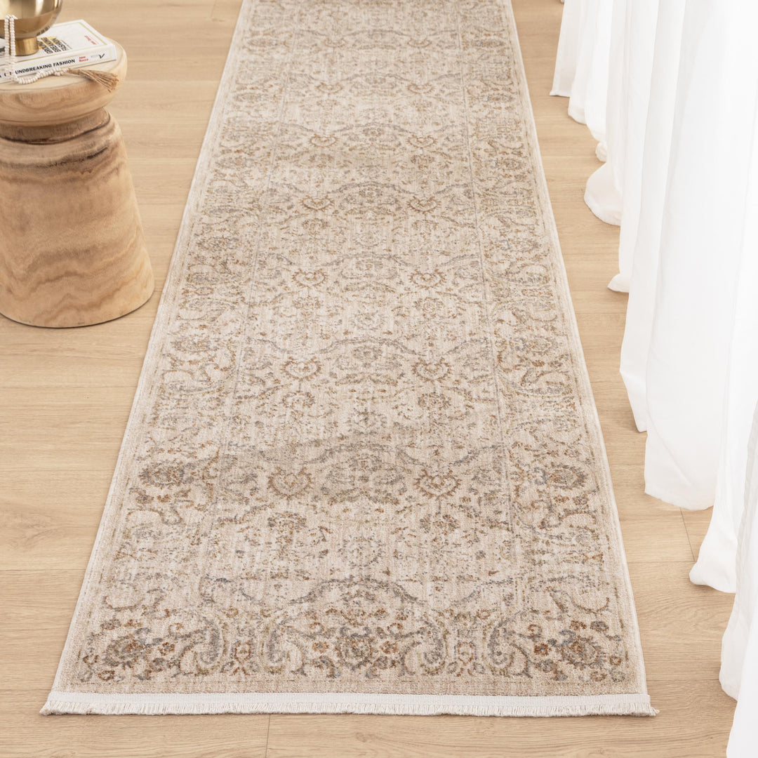 D106- Delphine Classic Sage Vintage Rug- New Arrival