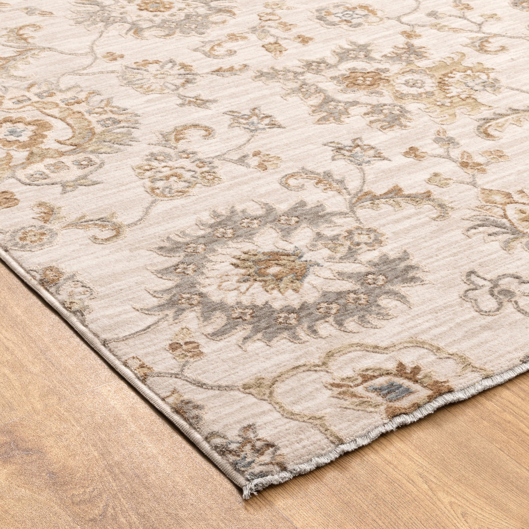 D107- Delphine Antique Bloom Multi Vintage Rug - New Arrival