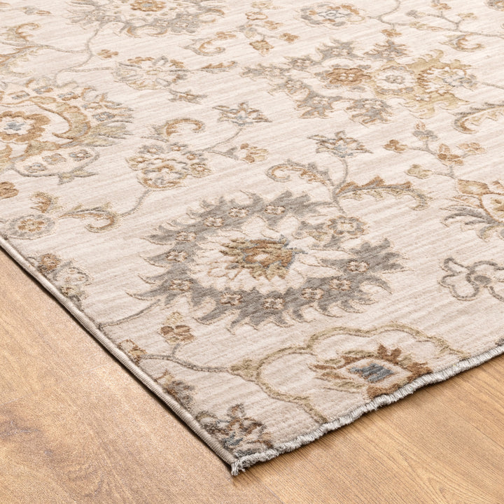D107- Delphine Antique Bloom Multi Vintage Rug - New Arrival