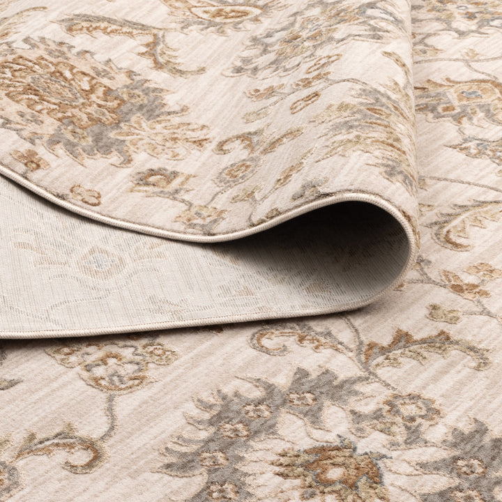 D107- Delphine Antique Bloom Multi Vintage Rug - New Arrival