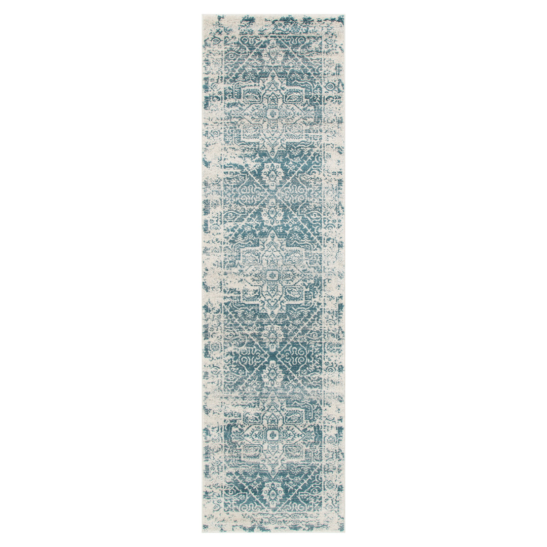 Delicate Audrey Ivory & Blue Rug - DEL19