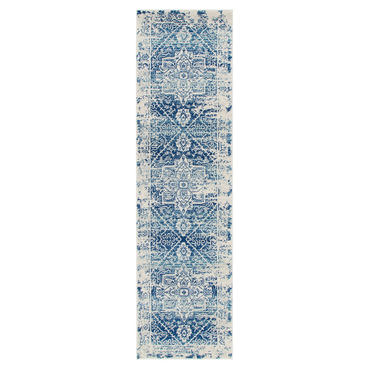 Delicate Audrey Ivory & Navy Rug - DEL21