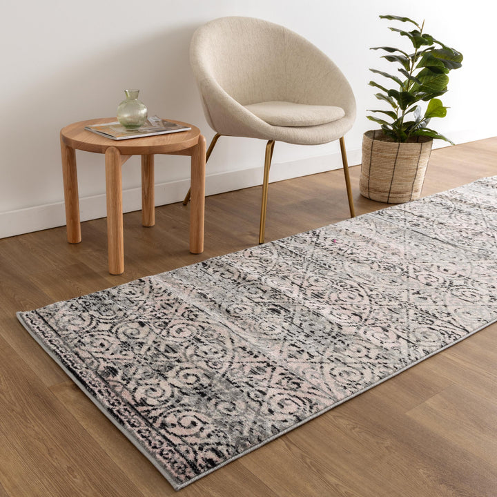 Delicate Katherine Pink & Ash Rug -  DEL22