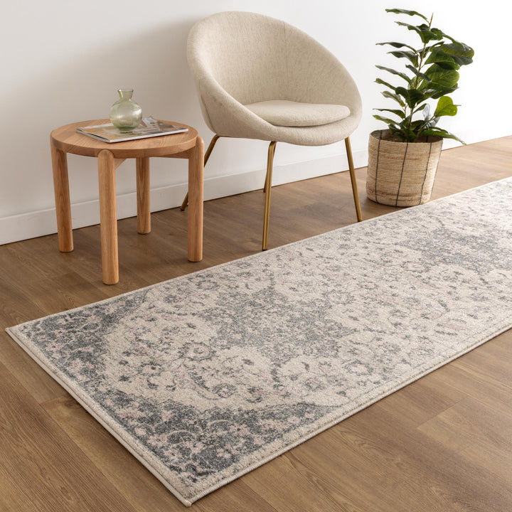 Delicate Madeleine Grey & Ivory Rug -  DEL25