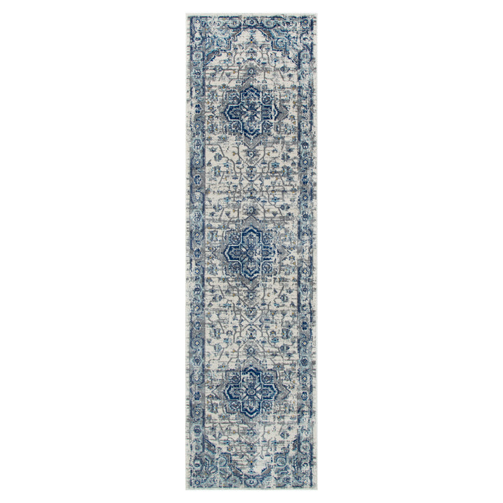 Delicate Montana Ivory & Blue Rug -  DEL26