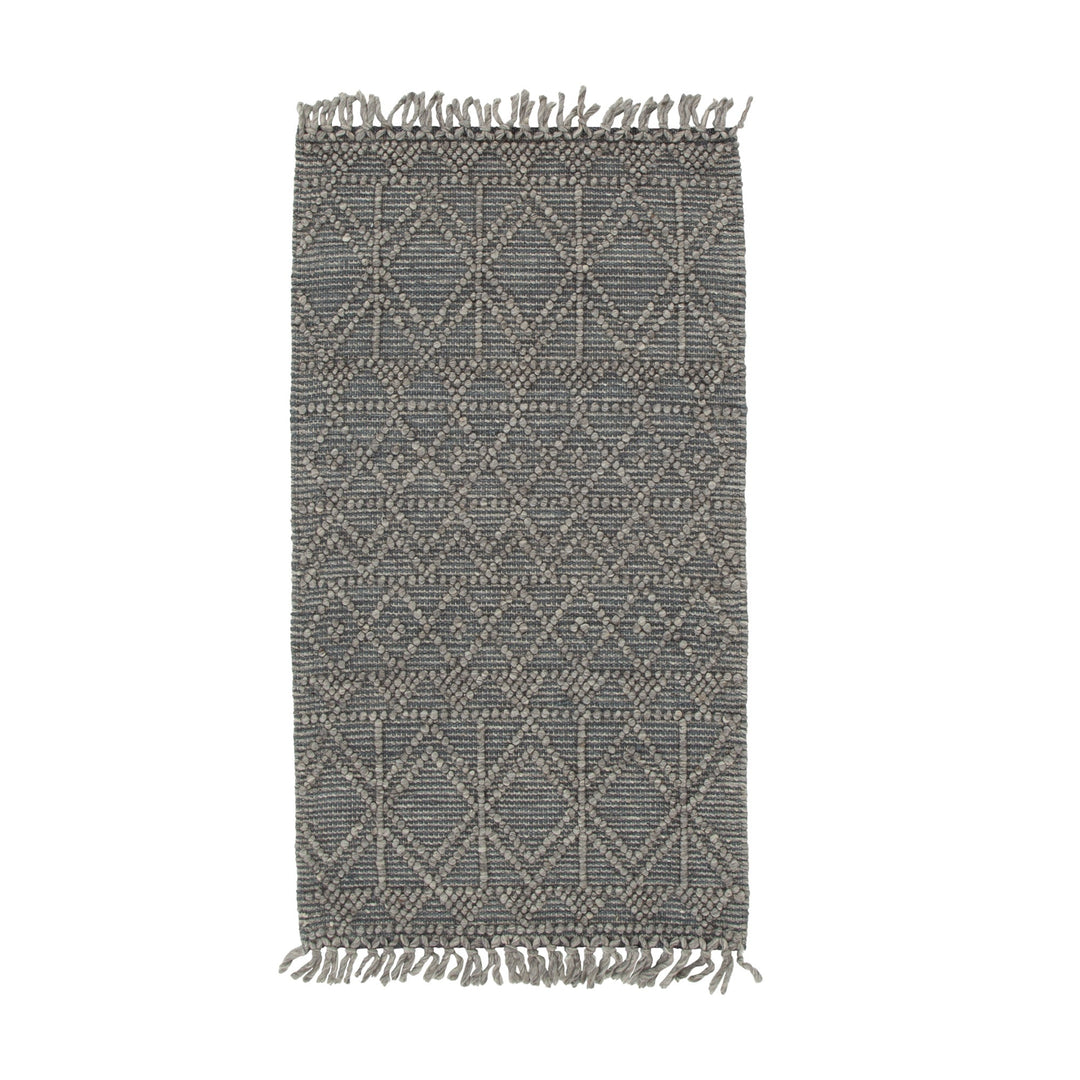 Diego Inca Grey Multi Wool Rug - DIEG01
