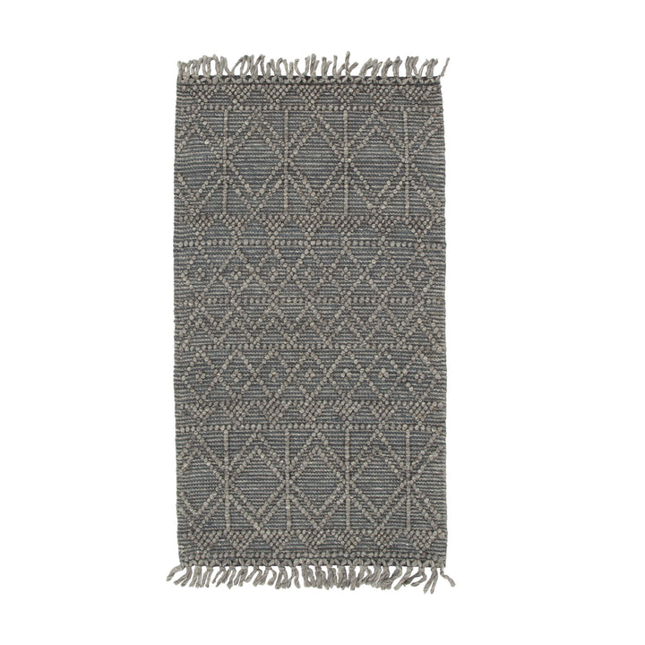 Diego Inca Grey Multi Wool Rug - DIEG01