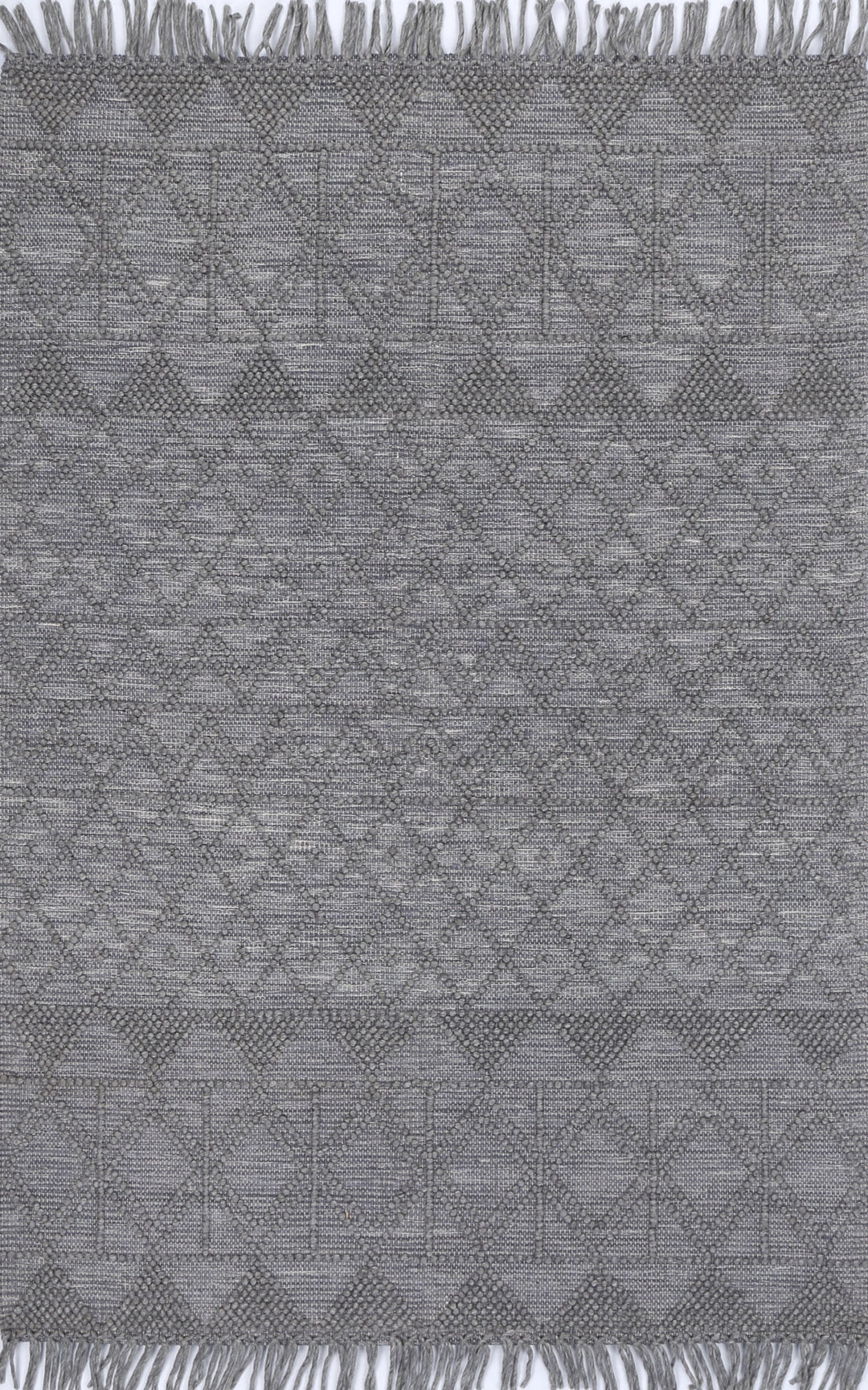 Diego Inca Grey Multi Wool Rug - DIEG01