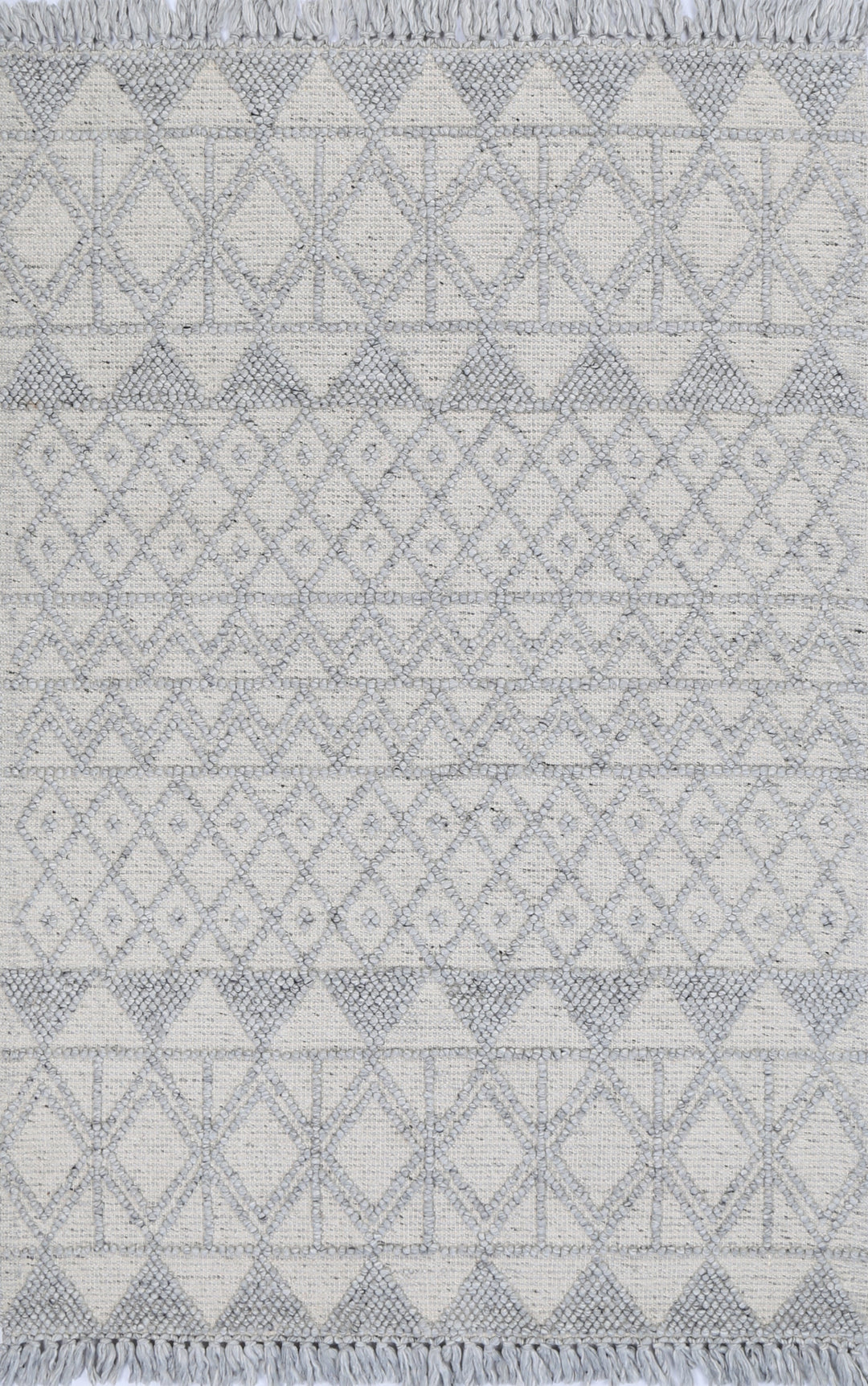 Diego Inca Grey Wool Rug - DIEG01