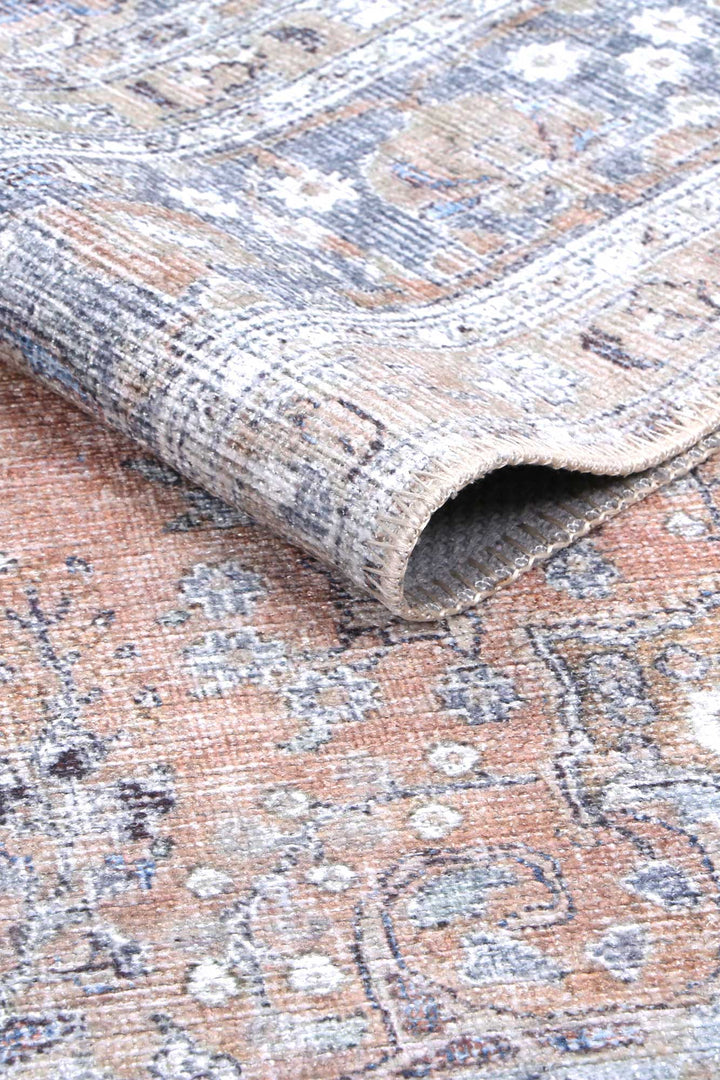 Vintage Crown Oxus Desert Distressed Vintage Distressed Vintage Rug - 3249-07