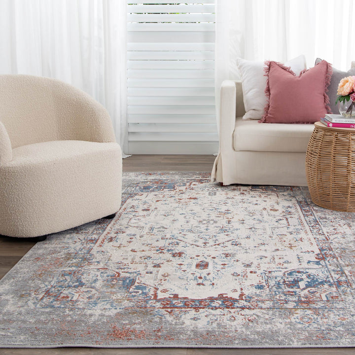 Expressions Grey Multi Contemporary Rug - EX03
