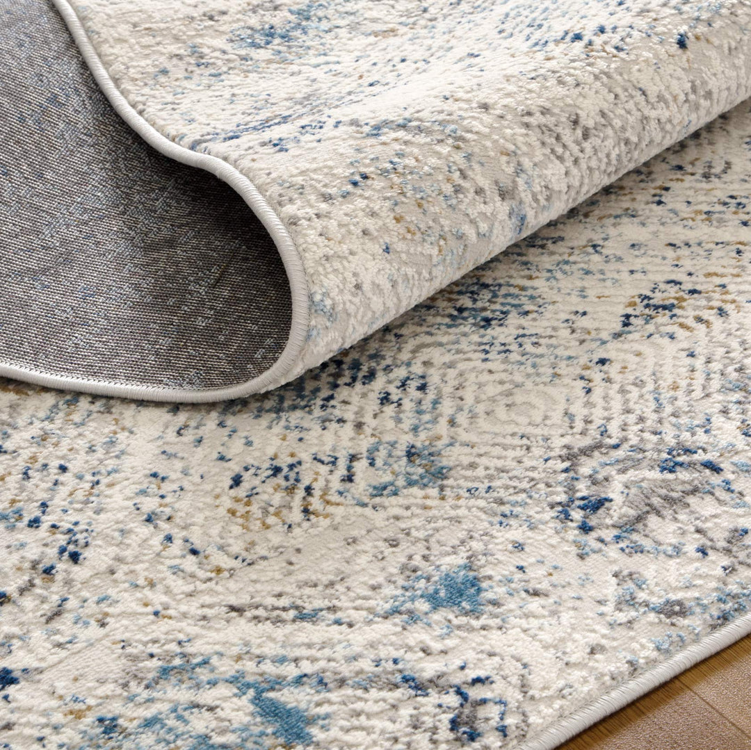 Expressions Navy Blue Ikat Rug EX06 Brand Ventures Pty Ltd