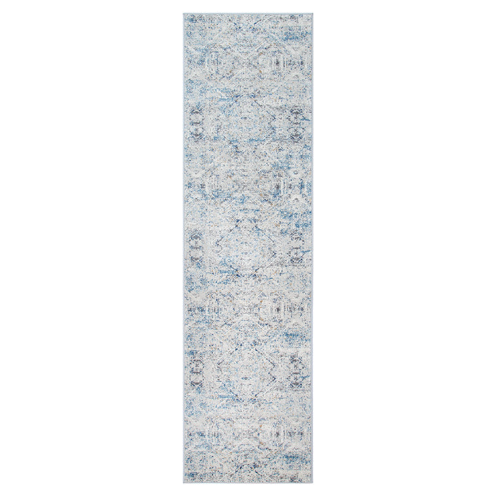 Expressions Navy Blue Ikat Rug - EX06