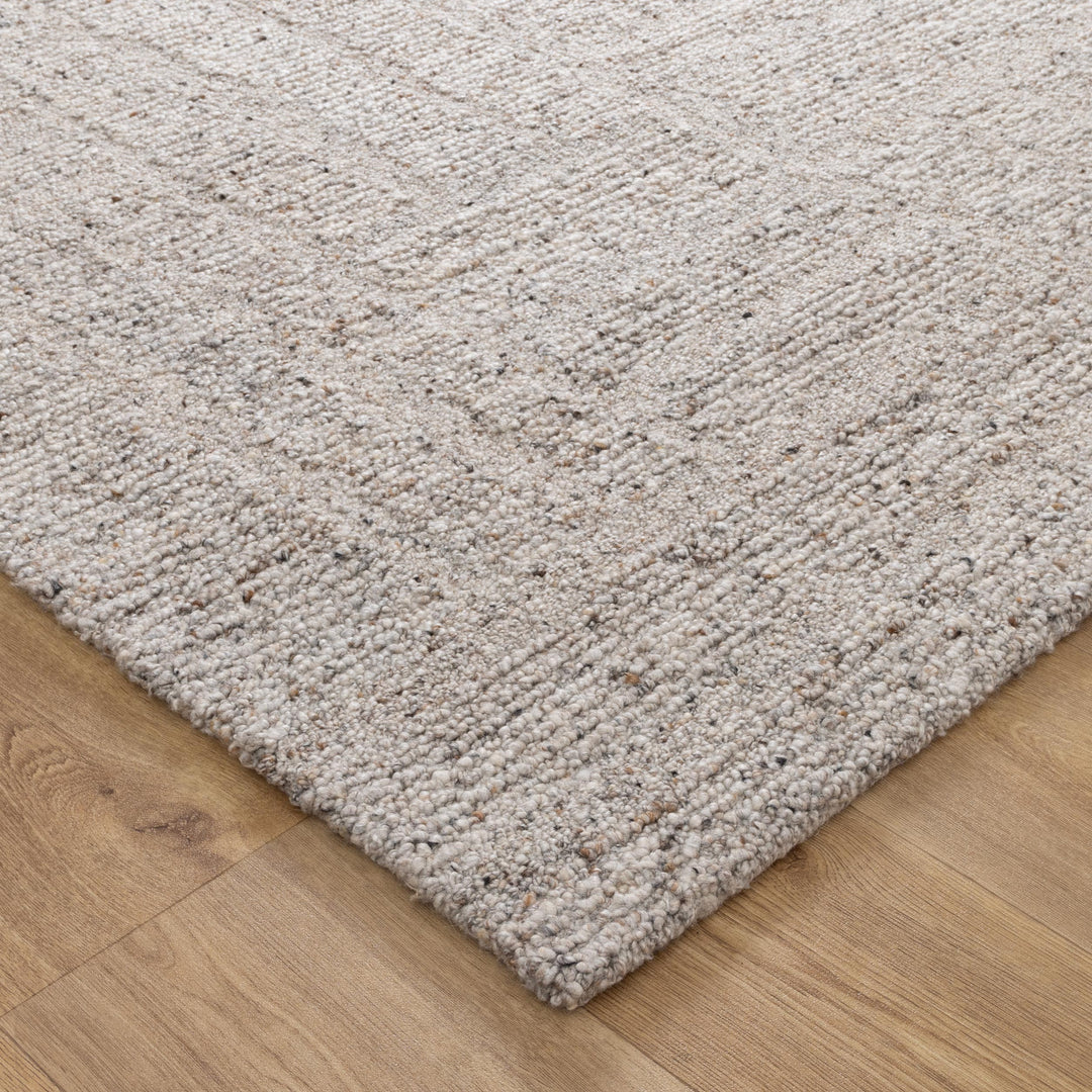Seren Greige Modern Wool Rug - New Arrival