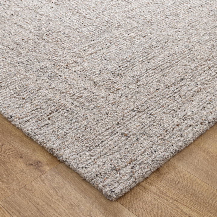 Seren Greige Modern Wool Rug - New Arrival