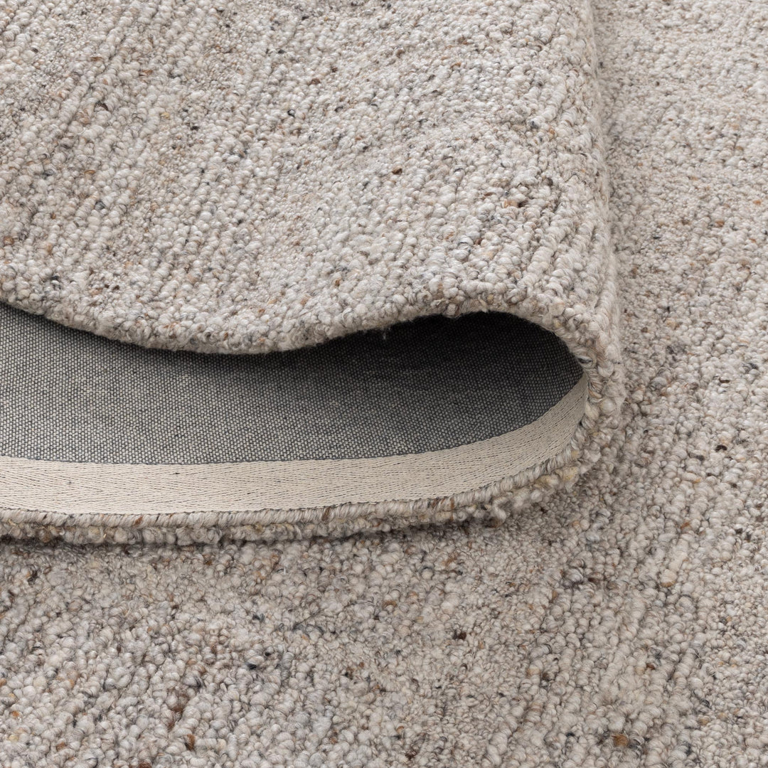 Seren Greige Modern Wool Rug - New Arrival