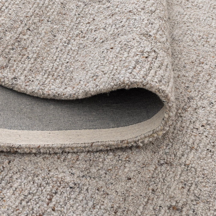 Seren Greige Modern Wool Rug - New Arrival