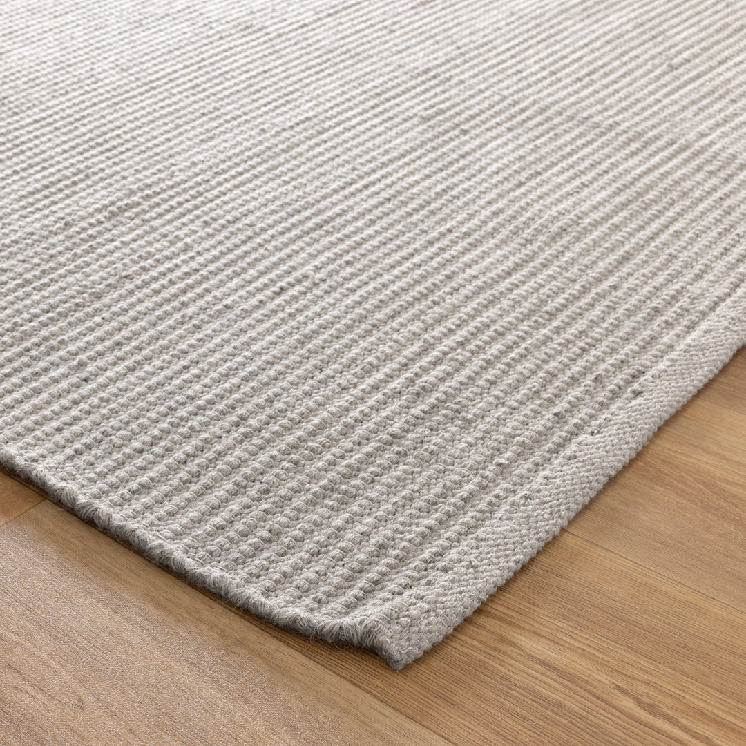 NATURE GREY WOOL RUG