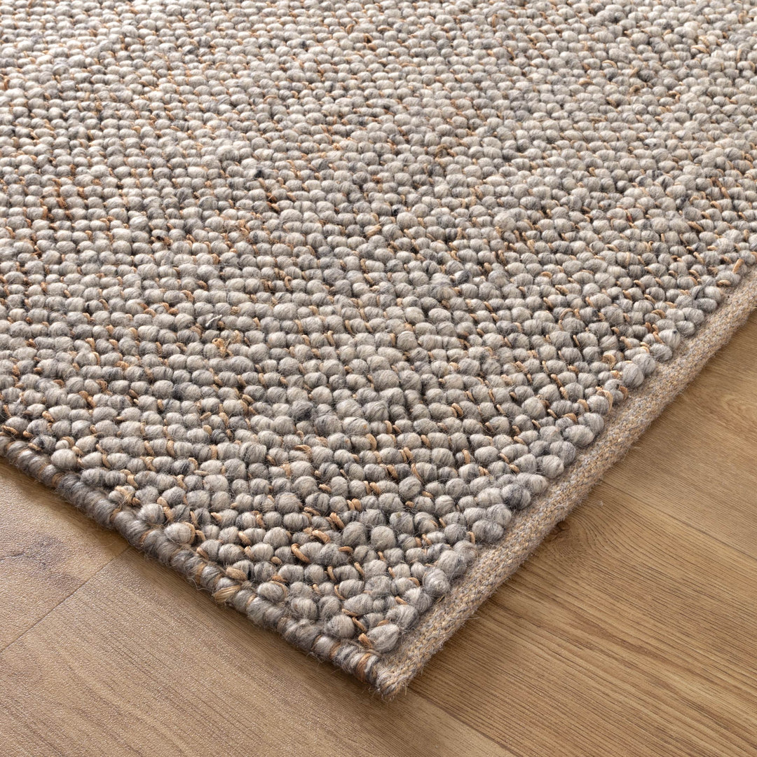 Jute Weaved Rug Eco Weave Grey Jute and Wool Rug – Brand Ventures Pty Ltd